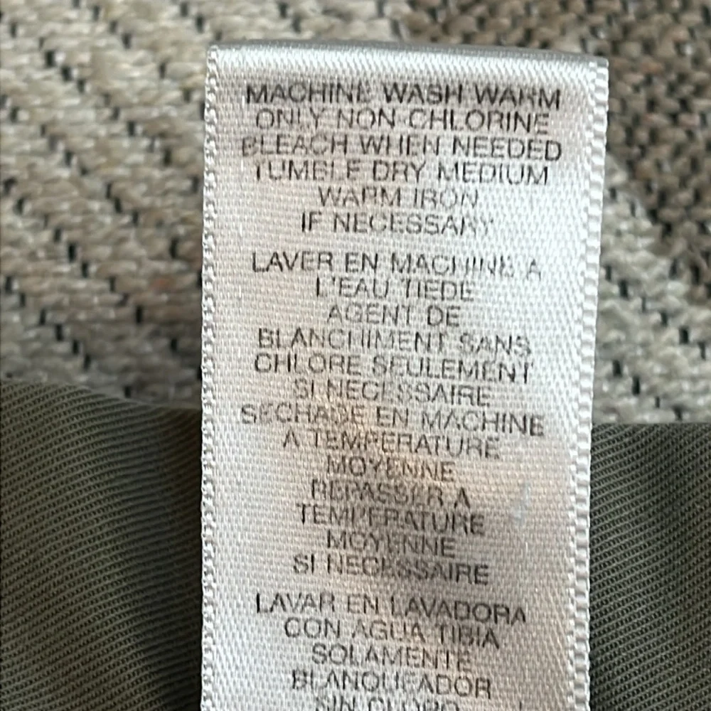 Michael Michael Kors cotton flat front chino 8” inseam shorts